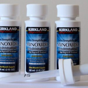 kits de 3 unidades minoxidil